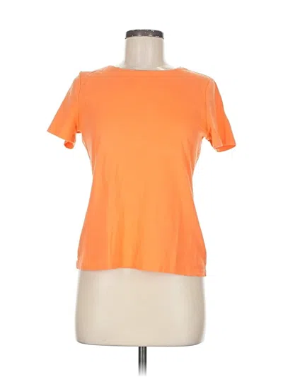 Pre-owned Talbots Short Sleeve T-shirt In Orange