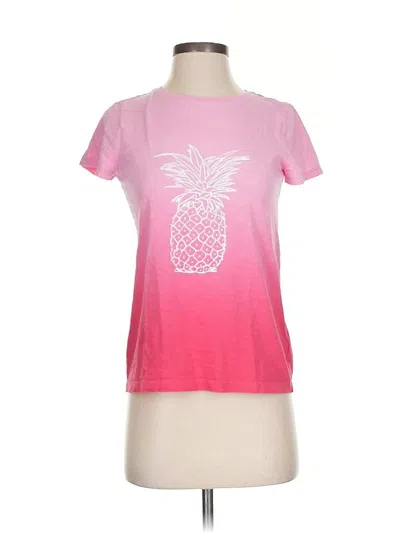 Pre-owned Talbots Short Sleeve T-shirt In Pink