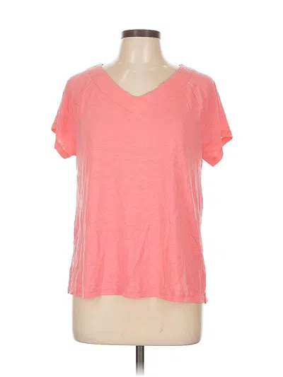 Pre-owned Talbots Short Sleeve T-shirt In Pink