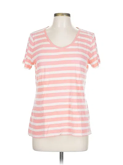 Pre-owned Talbots Short Sleeve T-shirt In Pink