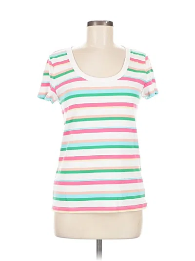 Pre-owned Talbots Short Sleeve T-shirt In Pink