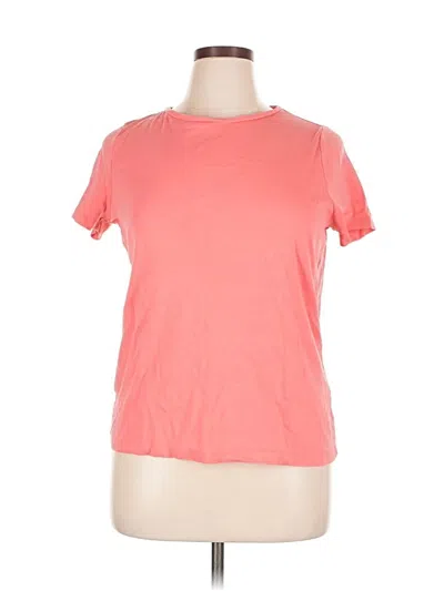 Pre-owned Talbots Short Sleeve T-shirt In Pink