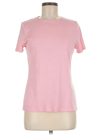 Pre-owned Talbots Short Sleeve T-shirt In Pink