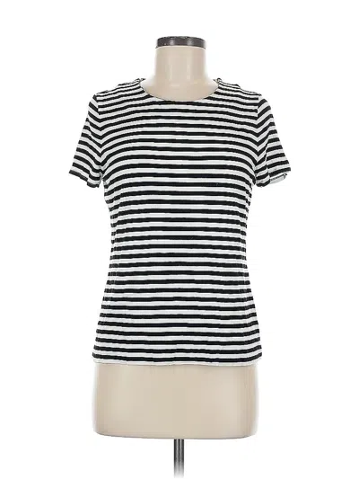 Pre-owned Talbots Short Sleeve T-shirt In White