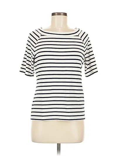 Pre-owned Talbots Short Sleeve T-shirt In White