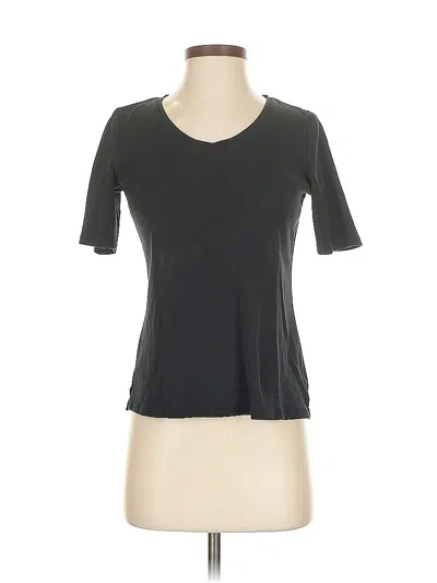 Pre-owned Talbots Short Sleeve Top Gray V Neck Tops