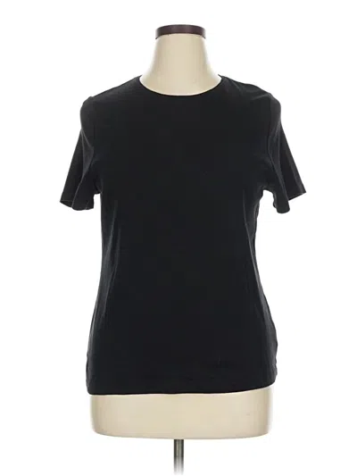 Pre-owned Talbots Short Sleeve T-shirt In Black