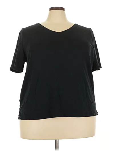 Pre-owned Talbots Short Sleeve T-shirt In Black