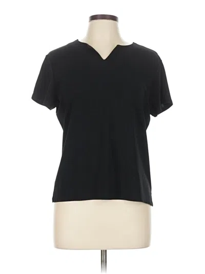Pre-owned Talbots Short Sleeve T-shirt In Black