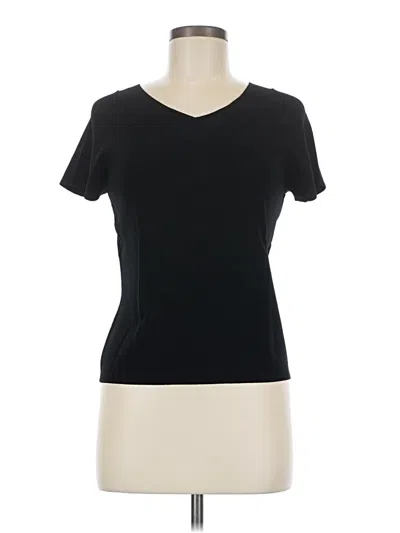 Pre-owned Talbots Short Sleeve T-shirt In Black