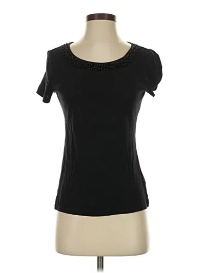 Pre-owned Talbots Short Sleeve T-shirt In Black
