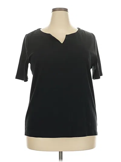 Pre-owned Talbots Short Sleeve T-shirt In Black