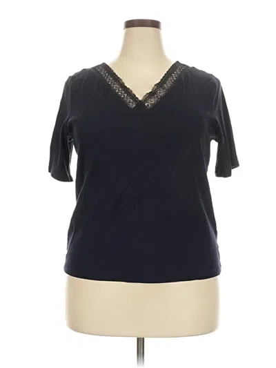 Pre-owned Talbots Short Sleeve T-shirt In Black