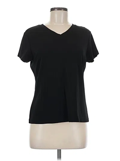 Pre-owned Talbots Short Sleeve T-shirt In Black