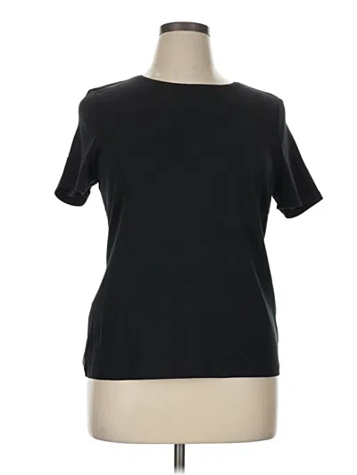 Pre-owned Talbots Short Sleeve T-shirt In Black