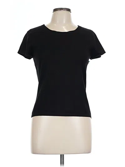 Pre-owned Talbots Short Sleeve T-shirt In Black