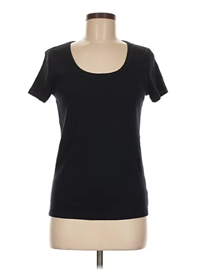 Pre-owned Talbots Short Sleeve T-shirt In Black