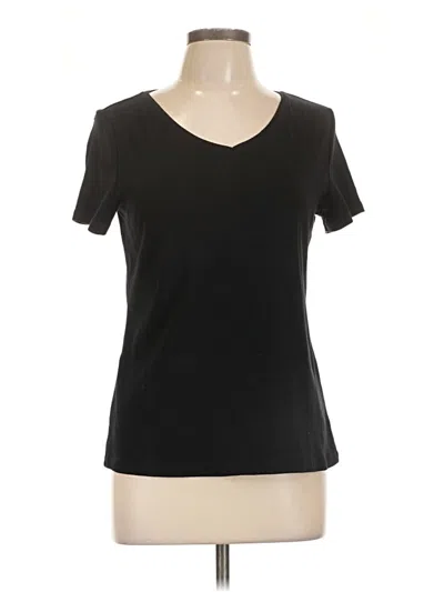 Pre-owned Talbots Short Sleeve T-shirt In Black