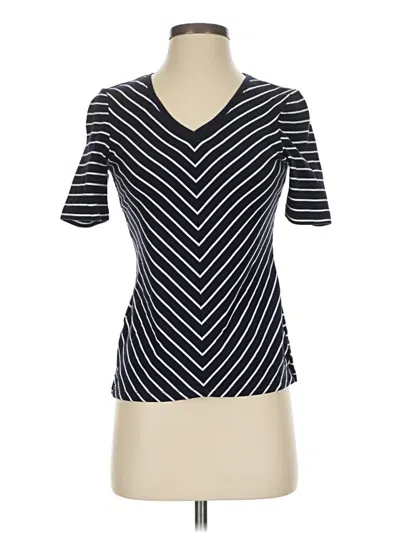 Pre-owned Talbots Short Sleeve T-shirt In Black