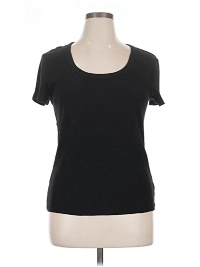 Pre-owned Talbots Short Sleeve T-shirt In Black