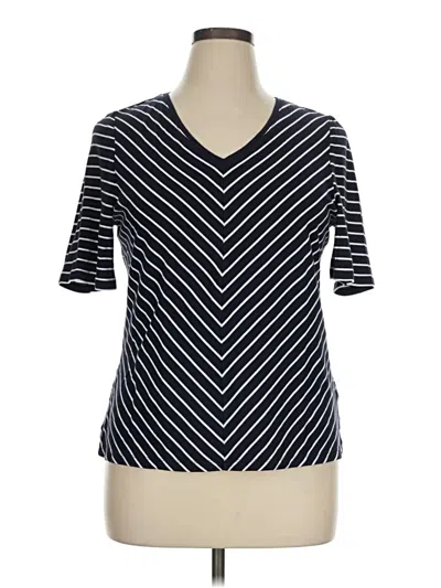 Pre-owned Talbots Short Sleeve T-shirt In Black