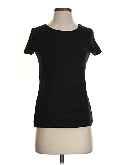 Pre-owned Talbots Short Sleeve T-shirt In Black
