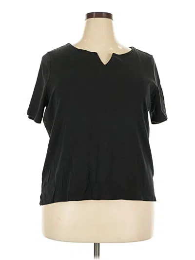 Pre-owned Talbots Short Sleeve T-shirt In Black