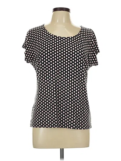 Pre-owned Talbots Short Sleeve T-shirt In Black