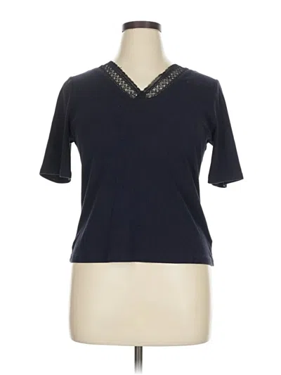 Pre-owned Talbots Short Sleeve T-shirt In Blue