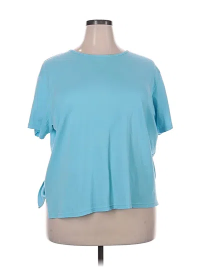 Pre-owned Talbots Short Sleeve T-shirt In Blue