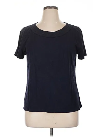 Pre-owned Talbots Short Sleeve T-shirt In Blue