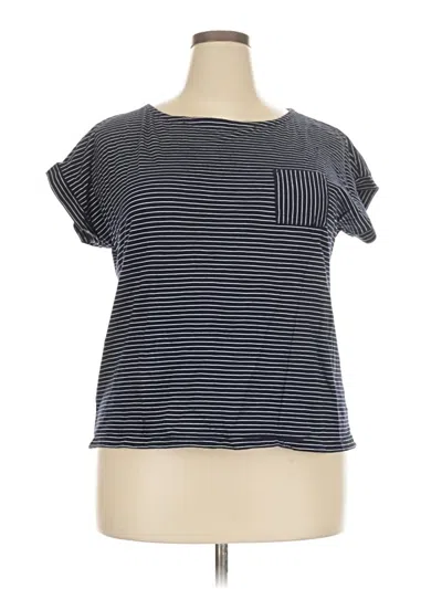 Pre-owned Talbots Short Sleeve T-shirt In Blue