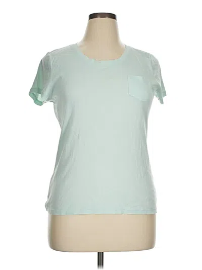 Pre-owned Talbots Short Sleeve T-shirt In Blue