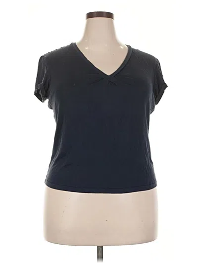 Pre-owned Talbots Short Sleeve T-shirt In Blue