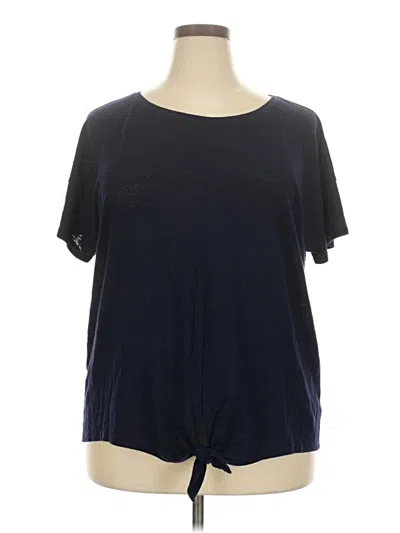 Pre-owned Talbots Short Sleeve T-shirt In Blue