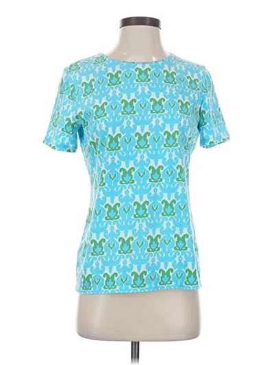 Pre-owned Talbots Short Sleeve T-shirt In Blue