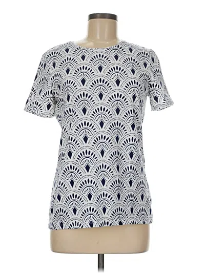 Pre-owned Talbots Short Sleeve T-shirt In Blue