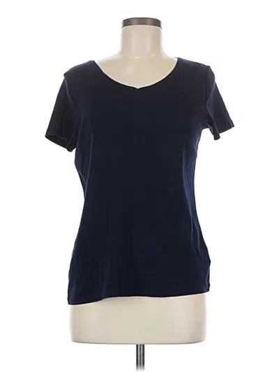 Pre-owned Talbots Short Sleeve T-shirt In Blue