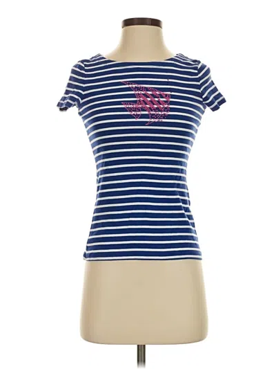 Pre-owned Talbots Short Sleeve T-shirt In Blue