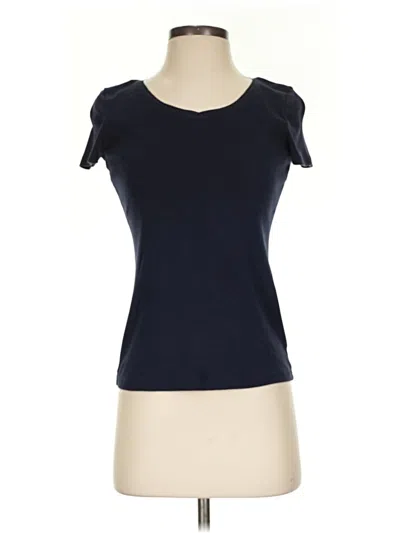 Pre-owned Talbots Short Sleeve T-shirt In Blue