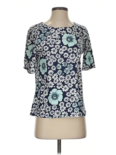 Pre-owned Talbots Short Sleeve T-shirt In Blue