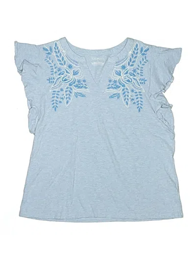 Pre-owned Talbots Short Sleeve T-shirt In Blue