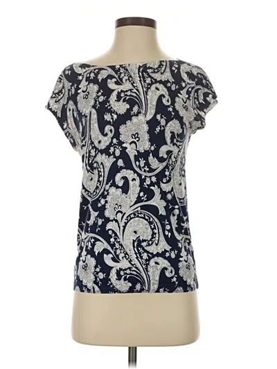 Pre-owned Talbots Short Sleeve T-shirt In Blue