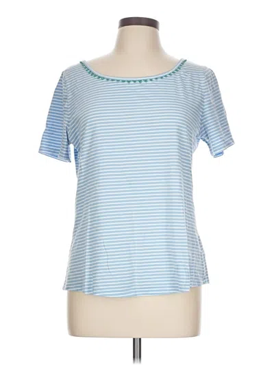 Pre-owned Talbots Short Sleeve T-shirt In Blue