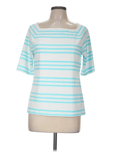 Pre-owned Talbots Short Sleeve T-shirt In Blue
