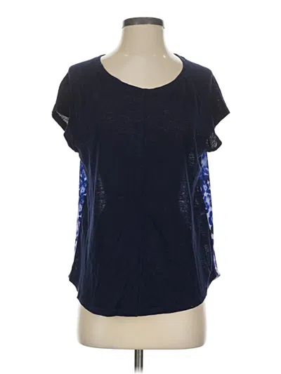 Pre-owned Talbots Short Sleeve T-shirt In Blue