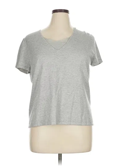 Talbots Short Sleeve T-shirt In Gray