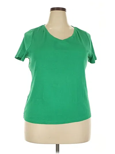 Pre-owned Talbots Short Sleeve T-shirt In Green