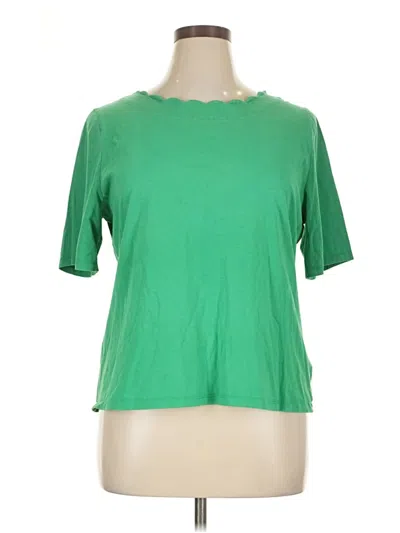 Pre-owned Talbots Short Sleeve T-shirt In Green