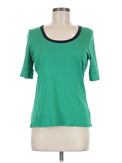 Pre-owned Talbots Short Sleeve T-shirt In Green